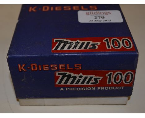 K-Diesels Mills 100, nearly new, no papers.