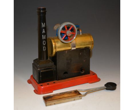 Mamod stationary engine, model SP1, in box.