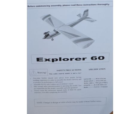 Explorer 66, 50" ARTF for 8-10cc engine.