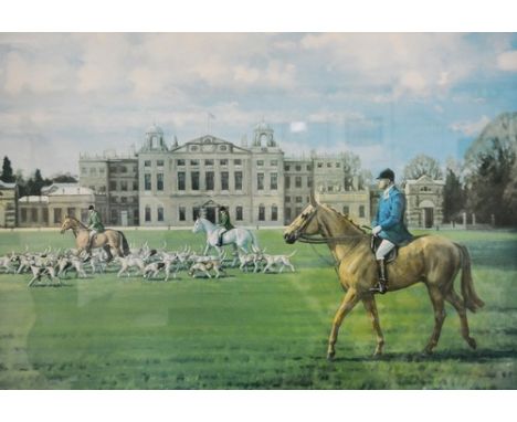 After Neil Cawthorne, The Duke of Beaufort, signed limited edition colour print, 821/850 and also signed by the Duke, visible