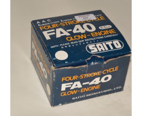 SAITO FA-40, F/S R/C glow, new in box.