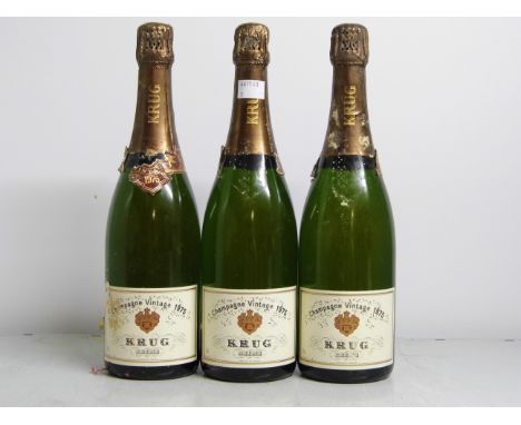 Champagne Krug Vintage 1975 3 bts  Champagne Krug Vintage 1975 3 bts 