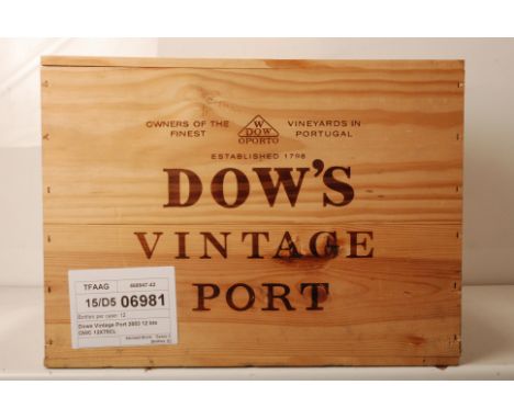 Dows Vintage Port 2003 12 bts OWC  Dows Vintage Port 2003  12 bts OWC 