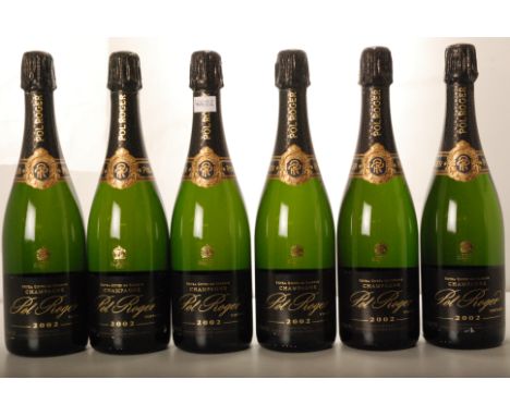 Champagne Pol Roger Brut Vintage 2002 6 bts  Champagne Pol Roger Brut Vintage 2002  6 bts 