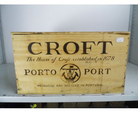 Crofts 1991 Vintage Port 12 bts OWC  Crofts 1991 Vintage Port 12 bts OWC 