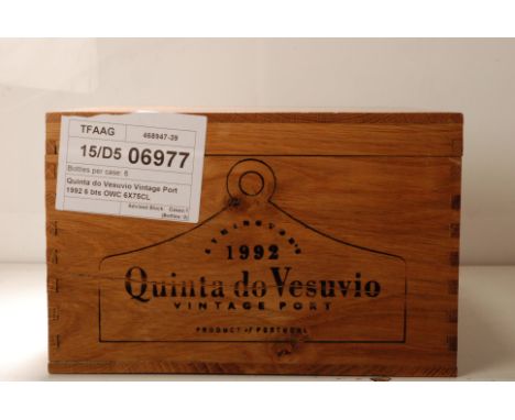 Quinta do Vesuvio Vintage Port 1992 6 bts OWC  Quinta do Vesuvio Vintage Port 1992  6 bts OWC 