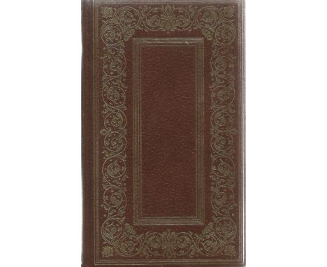 Evelyn Waugh. Decline And Fall. Wrapped in a dark brown leather, with gold printing, in mint condition. First Edition Hardbac