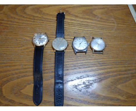 GENTS VINTAGE WRIST WATCH EVENTIDE AUTOMATIC, GARRARD, TIMEX AND A WORCESTER AUTOMATIC EXAMPLES