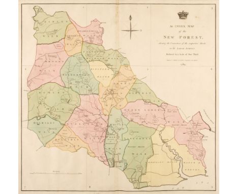 New Forest. Faden (William), A Plan of His Majesty's Forest, called The New Forest in the county of Southampton, laid down fr