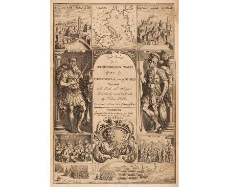 Thucydides. Eight Bookes of the Peloponnesian Warre... interpreted with faith and diligence immediately out of the Greeke by 