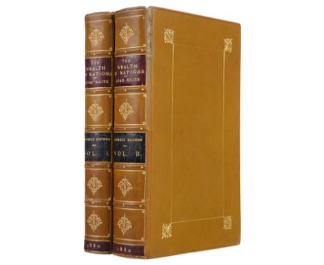 Smith (Adam). An Inquiry into the Nature and Causes of the Wealth of Nations, edited by James E. Thorold Rogers, 2 volumes, 2