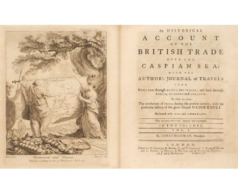 Hanway (Jonas). An Historical Account of the British Trade over the Caspian Sea: with the author's journal of travels from En