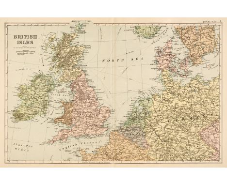 Bacon (G. W.). Commercial and Library Atlas of the British Isles from the Ordnance Survey, 1895, additional half-title, 103 (