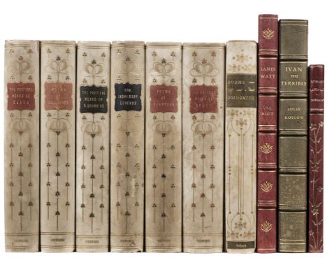 Keats (John). The Poetical Works of John Keats, Oxford edition, Oxford: Oxford University Press, 1915, frontispiece, top edge