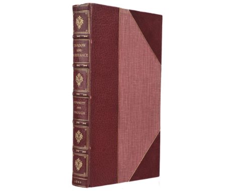 Bennett (Charles H. &amp; Robert B. Brough). Shadow and Substance, 1st edition, London: W. Kent &amp; Co. (Late D. Bogue), 18