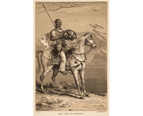 De Coston (Emilius Albert). The Cradle of the Blue Nile. A Visit to the Court of King John of Ethiopia, 2 volumes, 1st editio