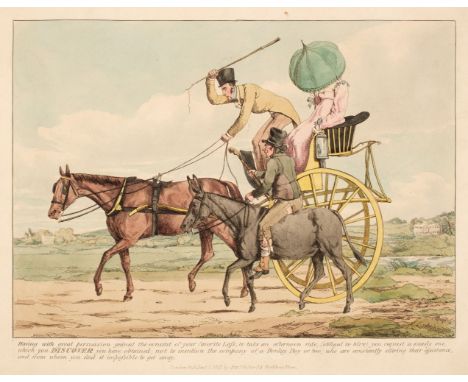 * Alken (Henry). Driving Discoveries, the set of seven, published by S. &amp; J. Fuller, Jany. 1st 1817, seven (complete) hum