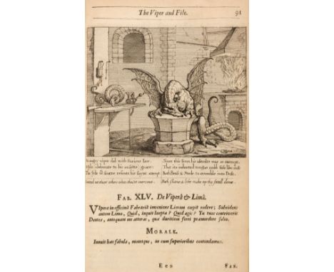 Aesop. Aesop's Fables, with his Life in English, French &amp; Latine. The English by Tho. Philpott Esq. The French and Latine