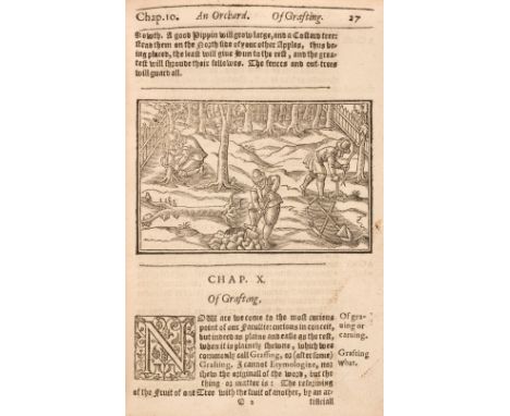 Lawson (William). A New Orchard and Garden. Or The best way for planting, grafting, and to make the ground good, for a rich O