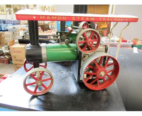 A Mamod live steam traction engine