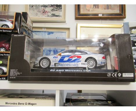 A cased 1:12 scale diecast Mercedes-Benz Edition Motorsport D2 AMG Mercedes CLK