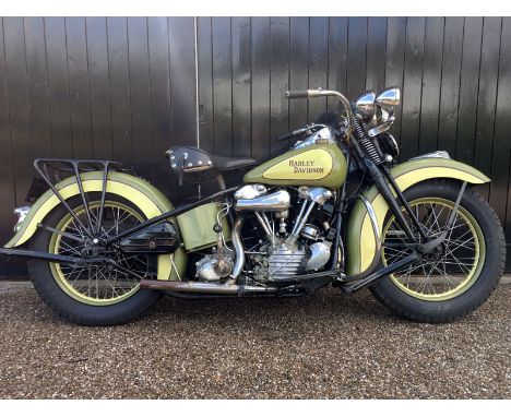 1942 Harley Davidson EL 1000- Older restoration- Last run 5/6 years ago- Needs some recommissioning before use- Older import,