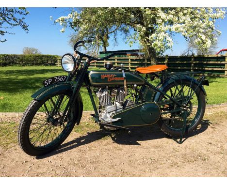 1923 Harley Davidson Model J- Totally restored and not run since- May require some recommissioning prior to use- Iconic pre-w