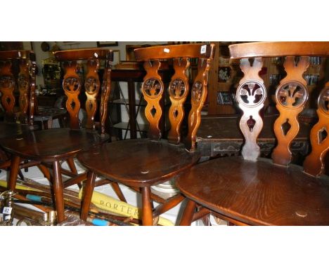 A set of 4 Ercol dining chairs