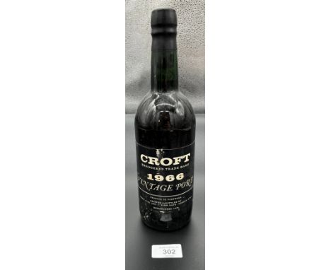A Bottling of Croft 1966 Vintage Port. Sealed. 
