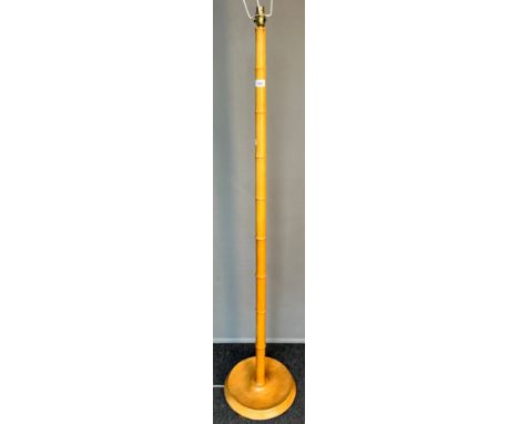 1930/40's bamboo effect free standing light [155cm] 