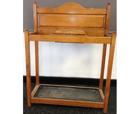 Light oak hall stand 