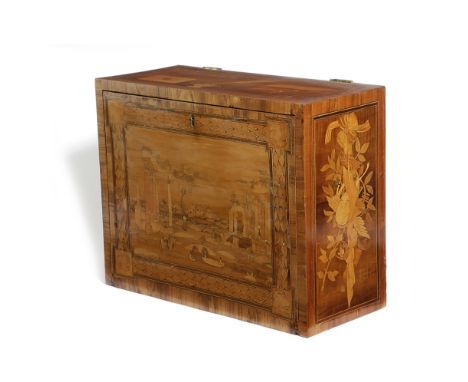 λ A FRENCH LOUIS XV KINGWOOD AND MARQUETRY WRITING CABINET IN THE MANNER OF LEONARD BOUDIN (FRENCH 1735-1807), C.1770 the top