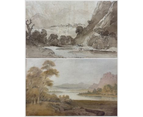 Anthony Vandyke Copley Fielding (British 1787-1855): View Across a Meander, watercolour signed 20cm x 30cm; * Webster (Britis