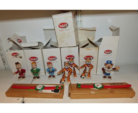 Kellogg's collectables to include seven ceramic figures in their original Wade boxes, to include Snap, Tony the Tiger, Crackl