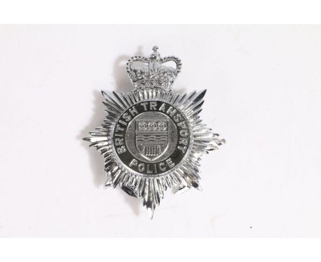British Transport Police helmet plate