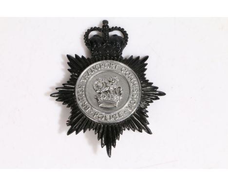 British Transport Police Commission helmet plate