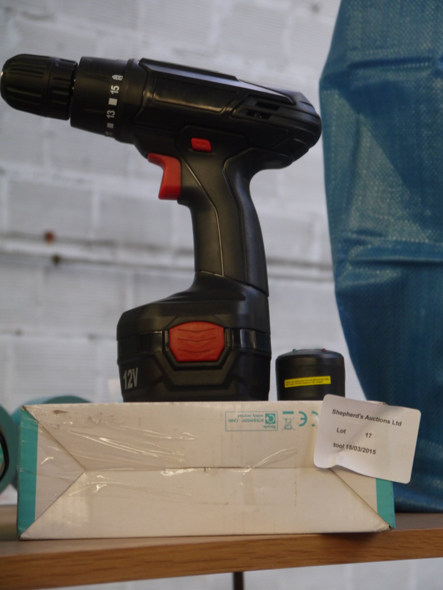 Argos 12V Cordless Drill Driver. Looks in good condition, tested