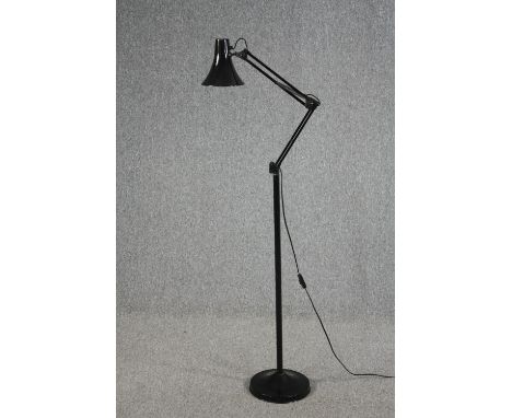 Standard lamp, full height Anglepoise style. H.150cm. 