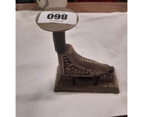 A Victorian Hotchkiss stapler