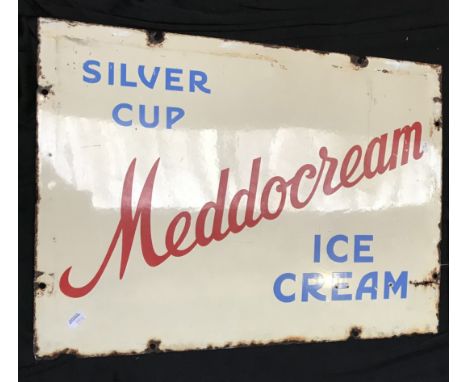 Meddocream Enamel sign