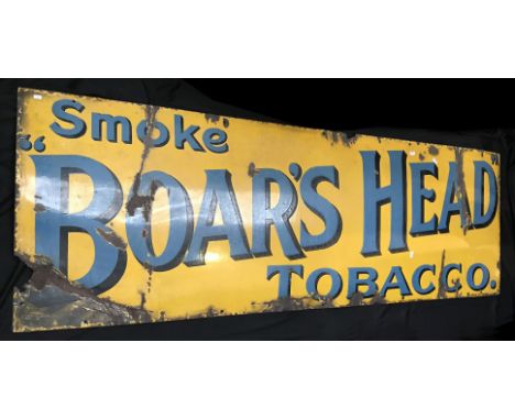 Boars Enamel sign