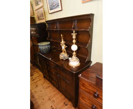 Ercol Old Colonial shelf back dresser