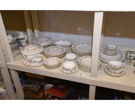 Worcester Blue Poppy forty two piece dinner service