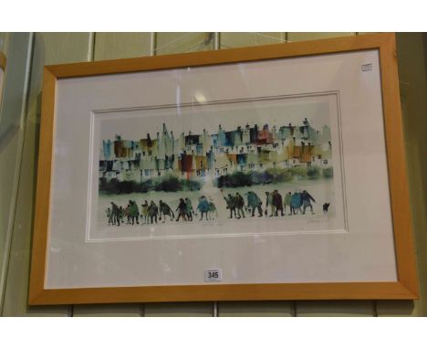 Sue Howells, Ladies Day, print, no. 51/225, signed in pencil