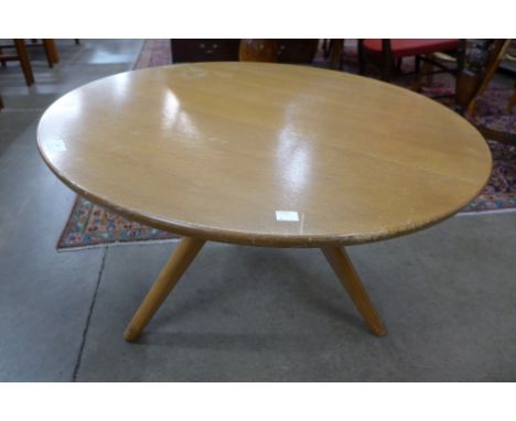 A G-Plan Brandon light oak circular coffee table 