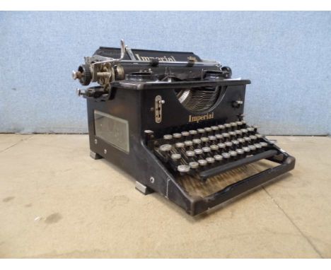 A vintage Imperial typewriter 
