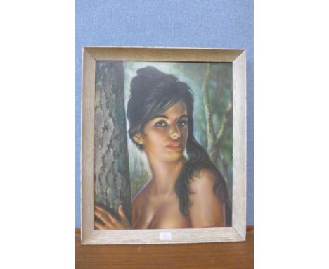 A J.H. Lynch print of Tina, framed
