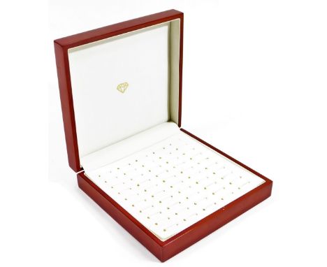 A Gems TV ring box, with slots for 50 rings. 