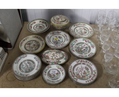 A collection of Copeland Spode and other 'Indian Tree' patterned teaware