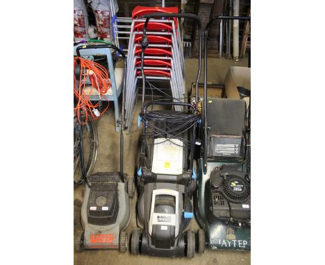 A McAllister 38cm cut rotary electric garden lawn mower